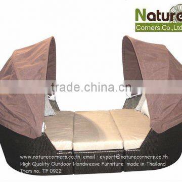 Outdoor Furniture Sofa with Shade