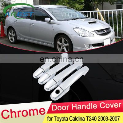 for Toyota Caldina T240 2003 2004 2005 2006 2007 Luxurious Chrome Door Handle Cover Exterior Trim Catch Car Styling Accessories