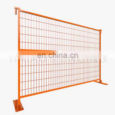 Orange Color Canada Temporary Construction Fence