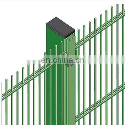 Hot dipped powder coated 868/656 double wire mesh fence from  China