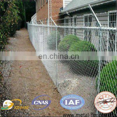 Silver and Green Pvc Coated Chain Link Fence / Chain Link Fence Panels 6x10