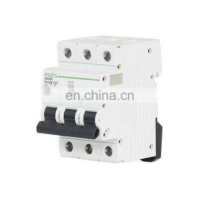 2021 latest technology intelligent high quality Matis MM50H-3P 380V 50/60hz mcb mini circuit breakers