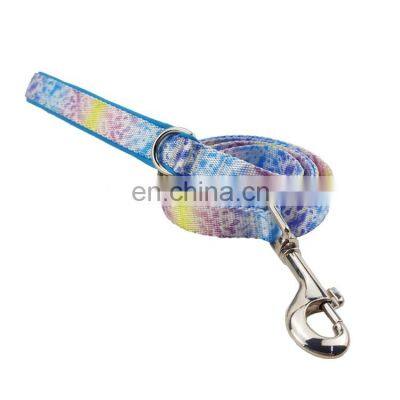 pretty pattern dog leash custom pet leash neoprene handle leash