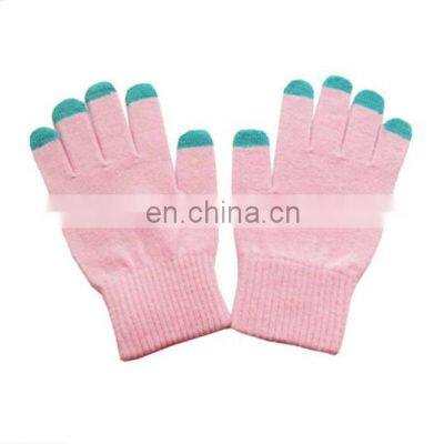 OEM Quality Print Custom Knitted Winter Gloves,Touch Screen Gloves Custom Your Own Logo