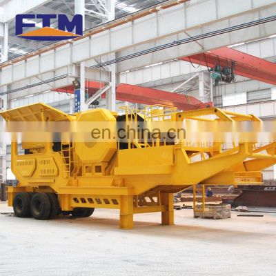 Direct Manufacturer! More than 36 years Portable Mobile Type Mobile aggregate crusher station For Sale