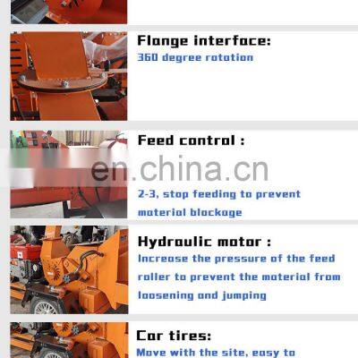 Mobile Wood Crushing Machine Orchard Branch Shredder Waste Wood Crushing Waste Branch Crushing photo-3