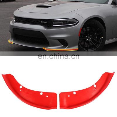 protector de labio delantero 2021 Hot New Products Body Kit Car Front Bumper Lip Protector For Dodge Charger SRT 2015-2019