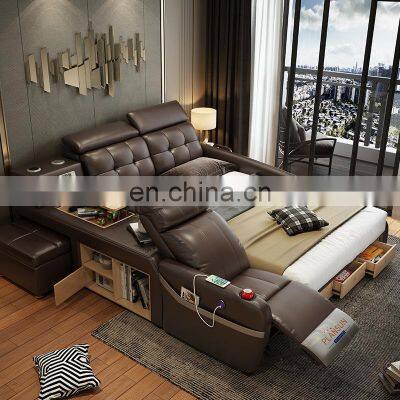 bedroom bed room furniture multifunctional modern smart bed storage massage beds