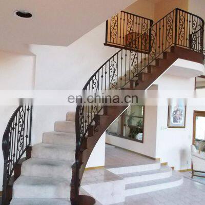 decorative wrought iron interior indoor metal stair railings