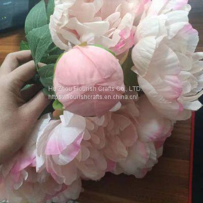 China Aritificial Peony Artificial Flower Bouquet Customization photo-3