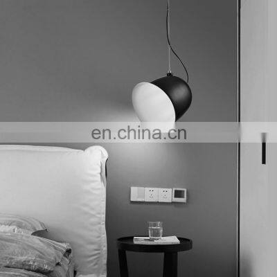 HUAYI Factory Wholesale Black Iron Lamp Body Indoor Bedroom Hotel Wall Mounted LED Wall Lamp photo-5