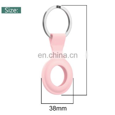 Wholesale hot popular easy to carry locator tracker anti-lost device keychain silicone protective cover case