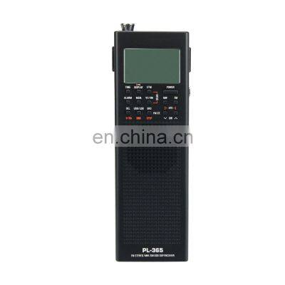 Black PL-365 Full Band Radio Single Sideband Digital Demodulation DSP Radio Receiver photo-2