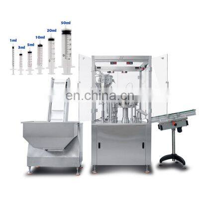 Wide Varieties Pre-Filled Syringe Filling Machine High Accuracy Syringe Filling  And Capping Machine