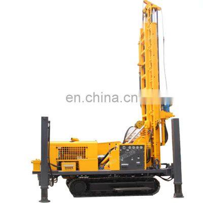 400m depth Rock Drilling Machine / Air DTH water well bore hole drilling rig