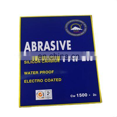 Полирующее абразивное бумага лист, черные шлифовальные бумаги, водонепроницаемые #60 - #2000, водостойкая шлифовальная бумага