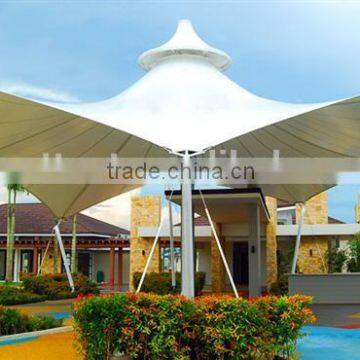 Used snow load steel structure aluminum carport shades for temporary building