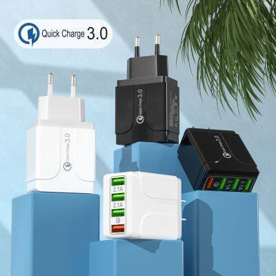 Опт от завода. Бесплатный дизайн логотипа. Зарядное устройство для стенки USB-C с несколькими портами USB photo-4