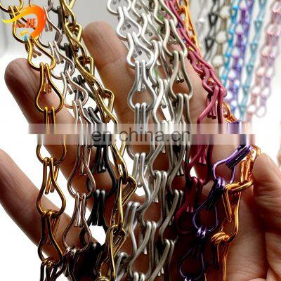 Aluminum Colorful Double Hook Chain Door Curtain Chain for Partition photo-5