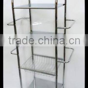 bathroom rack/magazine rack/bathroom shelf/ organizer storage rack/ metal rack