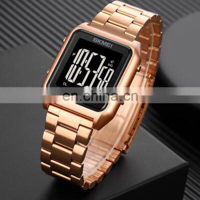 New Arrival Skmei 1879 Luxury Gold Digital Wristwatch Men Wholesale Price Waterproof 30 Meters