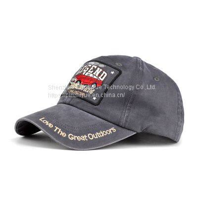 China Supplier 100% Cotton Sport Cap Baseball Cap for Sale photo-3