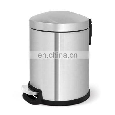 Wholesale Stainless Steel Trash Can Recycle Pedal Waste Bin