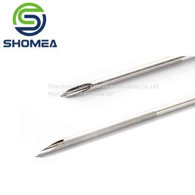 Shomea Customized  12G-21G 304/316 Stainless Steel Double lumen needle