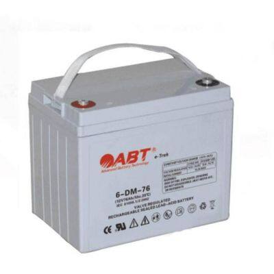 German ABT Battery Maintenance Free DC Screen 12V75AH Lead-acid Battery
