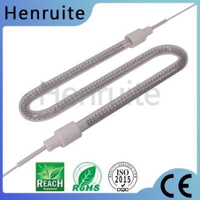 S Shape Infrared Halogen Heat Lamp Medium Wave Lamp Halogen Tungsten Heating Element