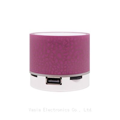 Portable Bluetooth Speaker Wireless Colorful Small Round Mini Loudspeaker Speaker