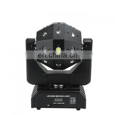 New arrival 24 eye beam strobe laser 3in1 moving head 16pcs 3w RGBW led beam + 4pcs 15w led strobe + 4pcs red & green laser