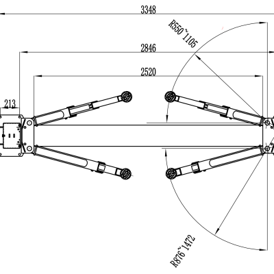 China Factory 4000kg 2 Post Car Lift Machine for Sale photo-2
