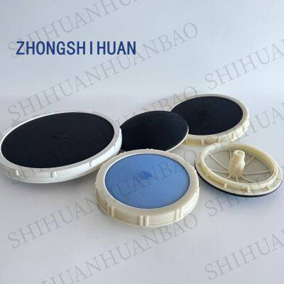 Disc-type diffuser sewage treatment