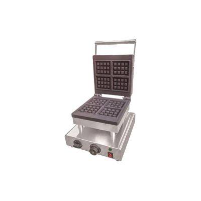 Commercial Electric Double Waffle Maker 1800W With Non-Stick Plates
