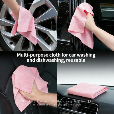 Hand-tear Microfiber Towels for Kitchen Cleaning Reusable Absorbent Cleaning Cloth photo-4