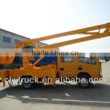 Dongfeng FRK 12m crew cab Peru aerial platform truck