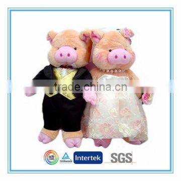 Cute stuffed big pig toy for children