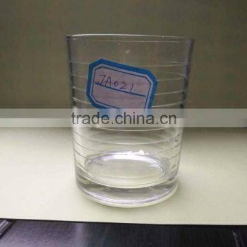 Clear glass drinking water cup 200ml, cheap glass cup