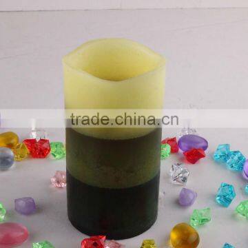 snow LED candle