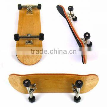 Professional Maple Complete Wooden Fingerboard with Nuts Trucks Tool Kit - Basic Bearing Wheels