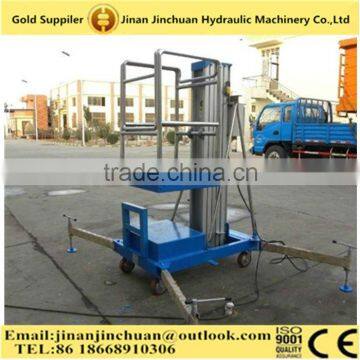 Hydraulic vertical aluminium small platform hydraulic lift