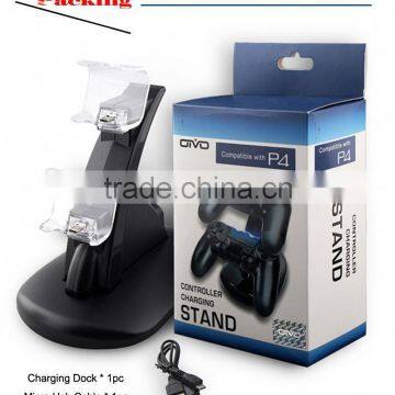 Wholesale wireless headset microphone, vertical stand cradle for ps4, charge power bank