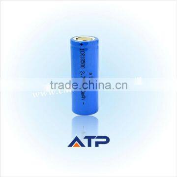 ICR 18500 3.7V 1500mah torch light rechargeable battery