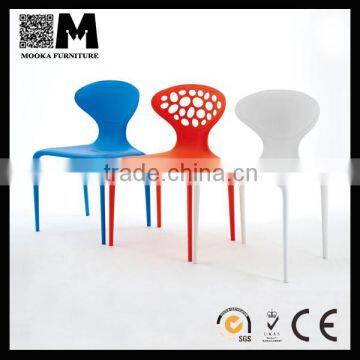 plastic beauty colorful modern design cafe outdoor chair