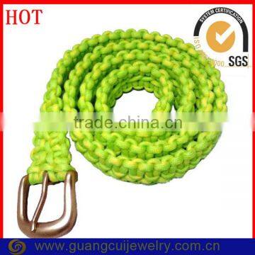 Fashion paracord survival waistband belt for trousers