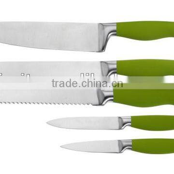 430 S/S +COLOR PAINT HANDLE 6PCS KITCHEN KNIFE SET photo-2