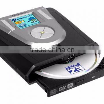 Portable Photo / Video / Music Backup DVD Burner with Viewer