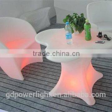 PE Plastic Bar Table with LED light and remote YXF-7871H