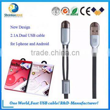 External Sync Input and output charging cable for mobile phones